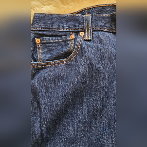 Men's 501 Button Fly Original Denim Jeans - Picture 11 of 13